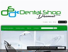 Tablet Screenshot of dentalshopdiscount.com